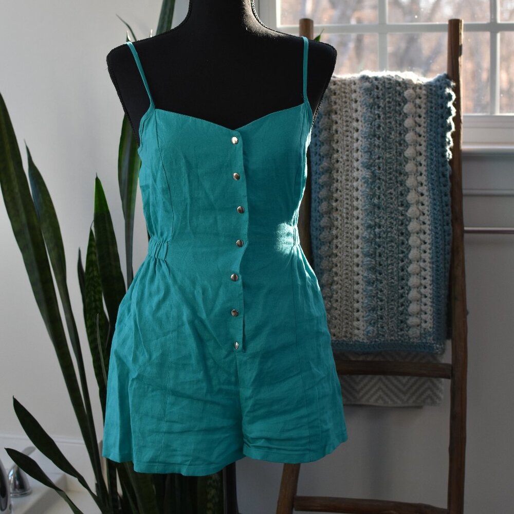 Double Trouble Apparel Linen Romper